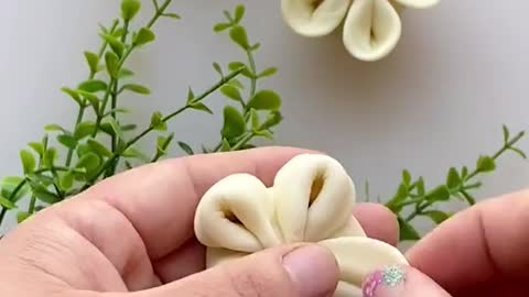 Artistic handmade dumplings