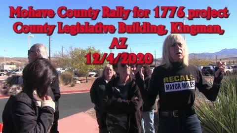 1776 Project Rally Kingman. AZ On Dec 4th 2020 at Mohave County Building