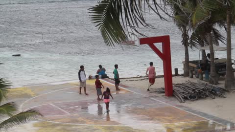 Basketball Game, San Pedro Island, Belize