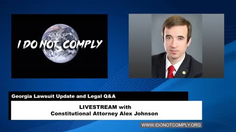 New Georgia Lawsuit update and Legal Q&A with constitutional attorney Alex Johnson.