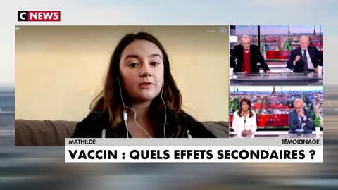 Mathilde, 16 ans, atteinte du syndrome de Guillain-Barré après le vaccin