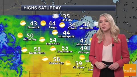 Alyssa's weather forecast (11/8/23) Cute blonde weather girl