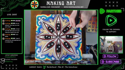Live Painting - Making Art 3-6-24 - Afternoons with Art