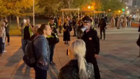 Protests against partial mobilization in Yekaterinburg.