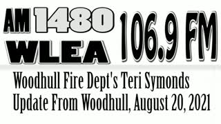 Woodhull Fire Dept's Teri Symonds, August 20, 2021