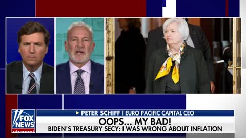 Peter Schiff calls Janet Yellen "incompetent."