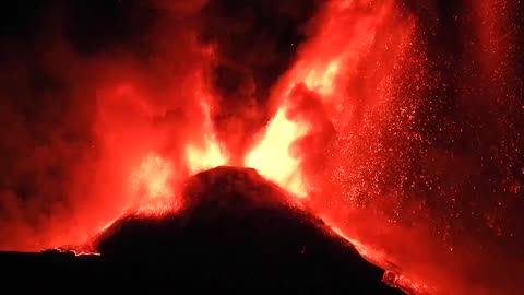 Mt. Etna Eruption Sicily [Feb 22-23, 2021]