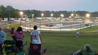 4 wide at Dells Motor Speedway