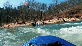 Paddleboard Wipeout - Buffalo River [ April, 2021 ]