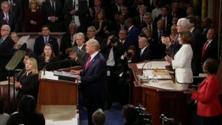 Anécdotas del discurso del Estado de la Unión de Trump