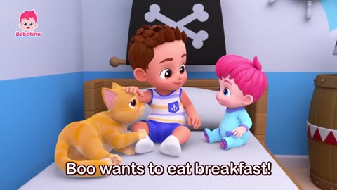 Bebefinn Morning Song 🤱Pets Kids Videos || Cartoon videos || Little Baby Cartoon || Kids World