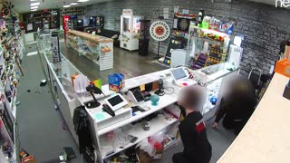 Scary Smoke Store Robbery