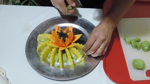 HOW TO MAKE A FRUIT CENTER, LESSON 01 - By J.Pereira Art Carving Fruits