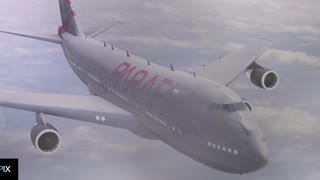 Plane 3D Animation Test Cinema 4D & Octane