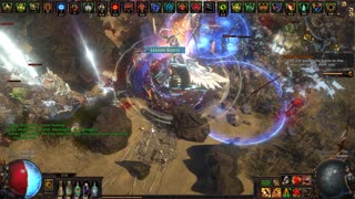 Path of Exile - Cyclone build running a map