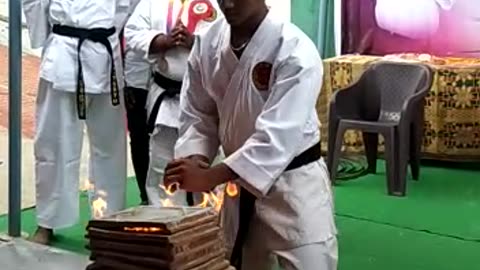 Karate fire 🔥 video