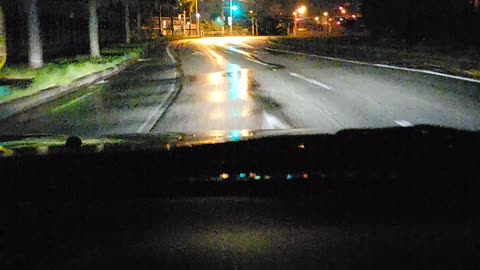 Rolling to work 3:54 am