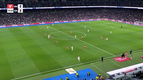 Real Madrid vs Almeria 3 - 2 Highlights & Goals 2024