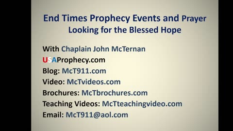 Weekly Prophecy Update