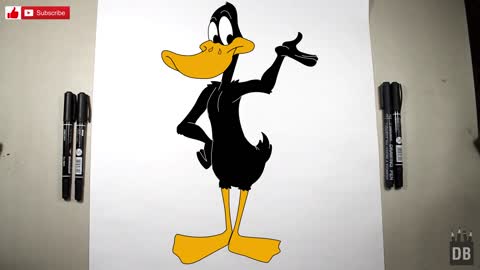 How To Draw Daffy Duck