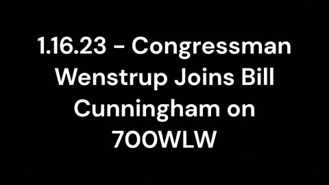 Wenstrup Joins Bill Cunningham on 700WLW to Discuss Transcribed Interview with Dr. Fauci