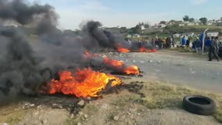 Protest by community members of ward 98 in Umgababa and Umnini Part 1