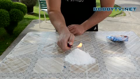 Is powdered sugar flammable? Watch this!