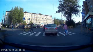 Using a Car to Cross the Street