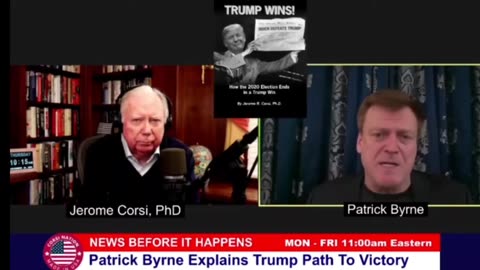 Jerome Corsi, PhD and Patrick Byrne on elections and voting machines