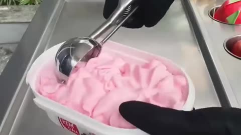 Vanilla😍 corn🍦 ice Cream rolls funny icecream videos