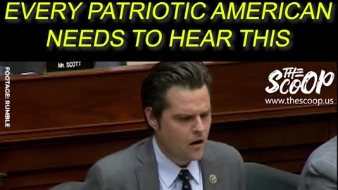 Matt Gaetz Gaetz Tells Off Pathetic General Milley