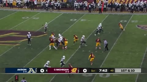 Akron vs Central Michigan Highlights I College Football Week 7 | 2023 College Football