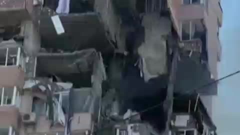 UKRAINE WAR Russian missile hits a civilian building #PutinMKULTRA #WW3 #NWO