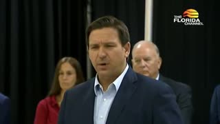 Gov. DeSantis comments on the White House's preoccupation with masks