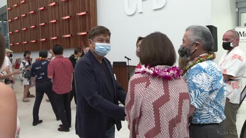 468 Governor Ige & Mayor Blangiardi @ Central Pacific Bank Event (Raw Footage) - 4K