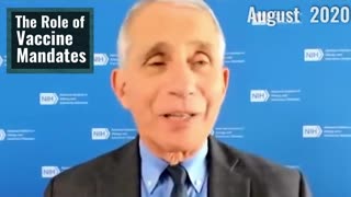 Dr Anthony Fauci-No man who CLAIMS to be "THE SCIENCE" can be so inconsistent with his message