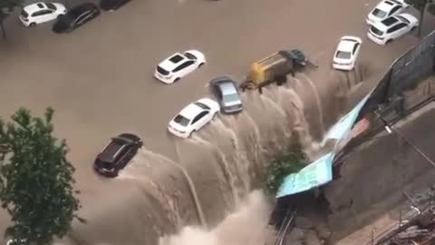Flood hit China badly
