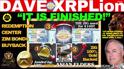 Dave XRP Lion NEW ZIMBABWE ZIG 100% GOLD ASSET BACKED REDEMPTION MUST WATCH TRUMP NEWS