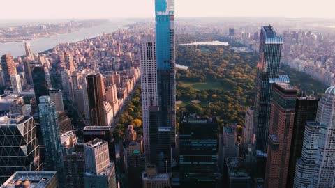 dron in central park