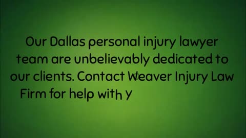 Dallas personal injury lawyer