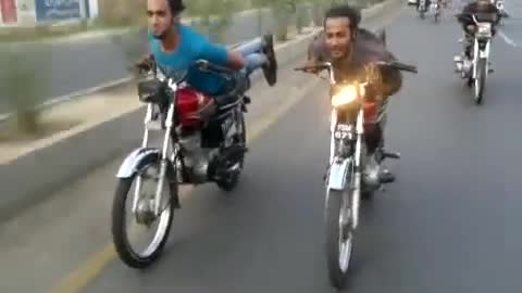Bike race in Pakistan