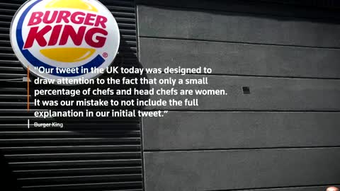 Burger King roasted for Women's Day tweet