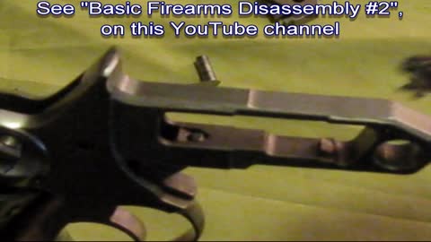Basic Firearms Disassembly #2A: Ruger GP100 Revolver, trigger group and cylinder group