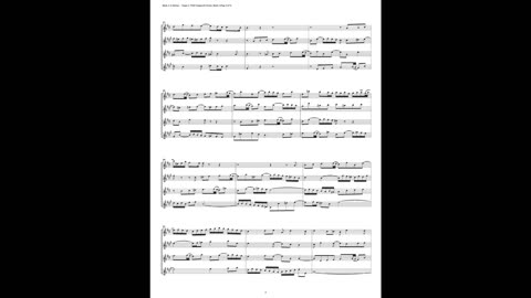 J.S. Bach - Well-Tempered Clavier: Part 1 - Fugue 01 (Saxophone Quartet)