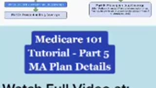 Medicare Tutorial Part 5, more MA Plan details