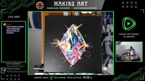 Live Painting - Making Art 9-25-23 - Art Before Work