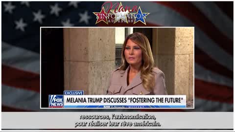 Première Entrevue de Mélania Trump avec Fox News depuis son départ de la maison blanche