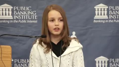 12-year-old explains “banks - government have colluded to financially enslave the people of Canada”.