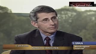 2003 Video Shows CSPAN Caller Calling On Fauci To Resign