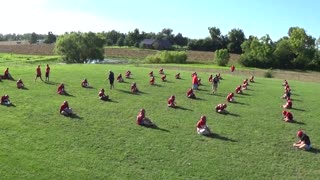 Football Pregame Warmup Freshman Year